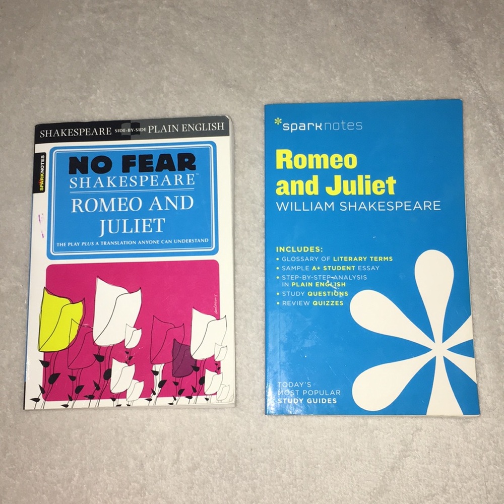 Romeo and Juliet Spark Notes books